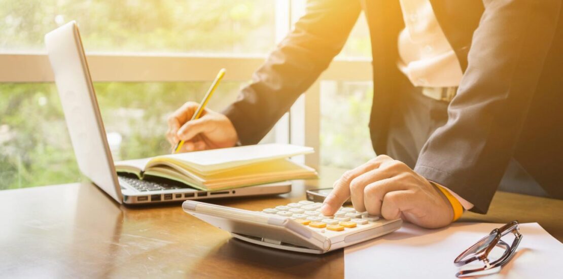 Pension risk transfer concept with benefits document on table